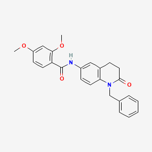 molecular formula C25H24N2O4 B6493783 N-(1-benzyl-2-oxo-1,2,3,4-tetrahydroquinolin-6-yl)-2,4-dimethoxybenzamide CAS No. 941905-44-8