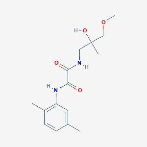 molecular formula C15H22N2O4 B6494482 N'-(2,5-dimethylphenyl)-N-(2-hydroxy-3-methoxy-2-methylpropyl)ethanediamide CAS No. 1334376-53-2
