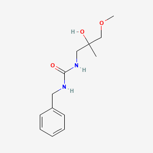 molecular formula C13H20N2O3 B6494545 1-benzyl-3-(2-hydroxy-3-methoxy-2-methylpropyl)urea CAS No. 1334374-72-9