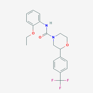 N-(2-ethoxyphenyl)-2-[4-(trifluoromethyl)phenyl]morpholine-4-carboxamide