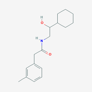 molecular formula C17H25NO2 B6495194 N-(2-cyclohexyl-2-hydroxyethyl)-2-(3-methylphenyl)acetamide CAS No. 1351648-81-1