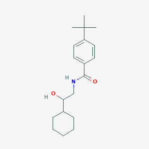 molecular formula C19H29NO2 B6495207 4-tert-butyl-N-(2-cyclohexyl-2-hydroxyethyl)benzamide CAS No. 1351652-41-9