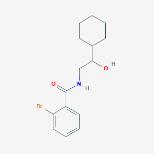 molecular formula C15H20BrNO2 B6495228 2-bromo-N-(2-cyclohexyl-2-hydroxyethyl)benzamide CAS No. 1351649-66-5
