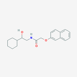 molecular formula C20H25NO3 B6495235 N-(2-cyclohexyl-2-hydroxyethyl)-2-(naphthalen-2-yloxy)acetamide CAS No. 1351598-10-1