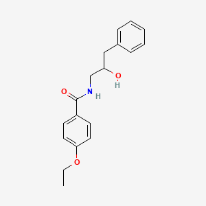 molecular formula C18H21NO3 B6495809 4-ethoxy-N-(2-hydroxy-3-phenylpropyl)benzamide CAS No. 1351632-23-9