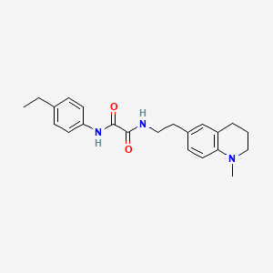 N'-(4-ethylphenyl)-N-[2-(1-methyl-1,2,3,4-tetrahydroquinolin-6-yl)ethyl]ethanediamide
