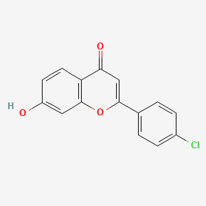 molecular formula C15H9ClO3 B6496317 2-(4-chlorophenyl)-7-hydroxy-4H-chromen-4-one CAS No. 22609-52-5