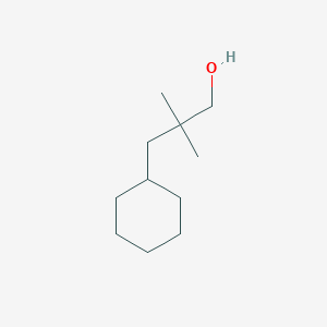 molecular formula C11H22O B6496349 3-cyclohexyl-2,2-dimethylpropan-1-ol CAS No. 899834-70-9