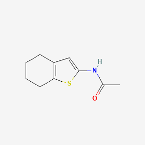 molecular formula C10H13NOS B6496524 N-(4,5,6,7-tetrahydro-1-benzothiophen-2-yl)acetamide CAS No. 14770-80-0
