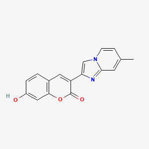 7-hydroxy-3-{7-methylimidazo[1,2-a]pyridin-2-yl}-2H-chromen-2-one