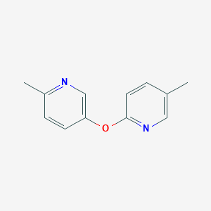molecular formula C12H12N2O B6496668 2-methyl-5-[(5-methylpyridin-2-yl)oxy]pyridine CAS No. 2640947-89-1