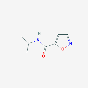 molecular formula C7H10N2O2 B6496684 N-(propan-2-yl)-1,2-oxazole-5-carboxamide CAS No. 1481407-07-1