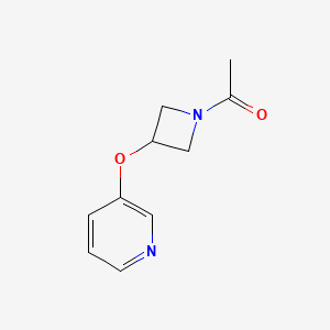 molecular formula C10H12N2O2 B6496727 1-[3-(pyridin-3-yloxy)azetidin-1-yl]ethan-1-one CAS No. 1903304-34-6