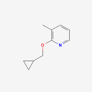 molecular formula C10H13NO B6496761 2-(cyclopropylmethoxy)-3-methylpyridine CAS No. 2120365-15-1