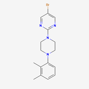 molecular formula C16H19BrN4 B6496769 5-bromo-2-[4-(2,3-dimethylphenyl)piperazin-1-yl]pyrimidine CAS No. 1389886-55-8