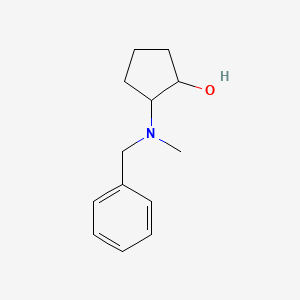 molecular formula C13H19NO B6496814 2-[benzyl(methyl)amino]cyclopentan-1-ol CAS No. 1215901-02-2