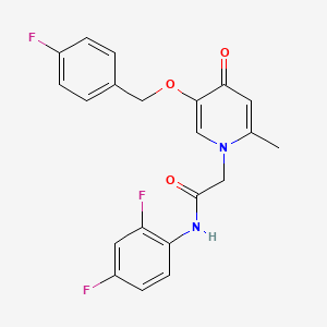 N-(2,4-difluorophenyl)-2-{5-[(4-fluorophenyl)methoxy]-2-methyl-4-oxo-1,4-dihydropyridin-1-yl}acetamide