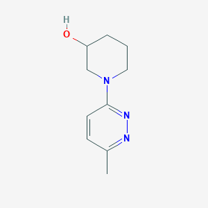 molecular formula C10H15N3O B6496979 1-(6-methylpyridazin-3-yl)piperidin-3-ol CAS No. 1248226-52-9