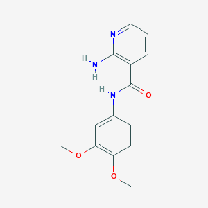 2-amino-N-(3,4-dimethoxyphenyl)pyridine-3-carboxamide