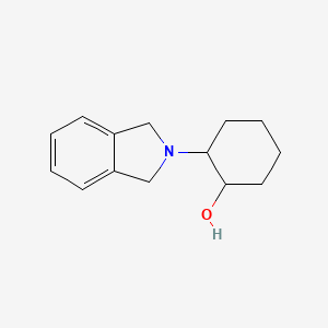 molecular formula C14H19NO B6497388 2-(2,3-dihydro-1H-isoindol-2-yl)cyclohexan-1-ol CAS No. 1250222-03-7