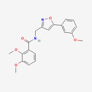 B6497620 2,3-dimethoxy-N-{[5-(3-methoxyphenyl)-1,2-oxazol-3-yl]methyl}benzamide CAS No. 953182-28-0