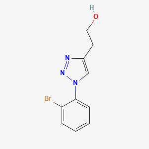 molecular formula C10H10BrN3O B6497622 2-[1-(2-bromophenyl)-1H-1,2,3-triazol-4-yl]ethan-1-ol CAS No. 1251272-83-9