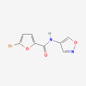 molecular formula C8H5BrN2O3 B6497686 5-bromo-N-(1,2-oxazol-4-yl)furan-2-carboxamide CAS No. 1248825-72-0