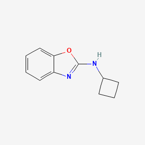 molecular formula C11H12N2O B6497694 N-cyclobutyl-1,3-benzoxazol-2-amine CAS No. 1251222-66-8