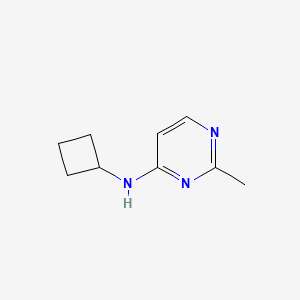molecular formula C9H13N3 B6497830 N-cyclobutyl-2-methylpyrimidin-4-amine CAS No. 1341103-81-8