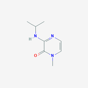 molecular formula C8H13N3O B6497897 1-methyl-3-[(propan-2-yl)amino]-1,2-dihydropyrazin-2-one CAS No. 1339593-93-9