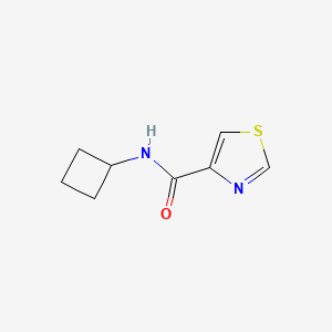 molecular formula C8H10N2OS B6497948 N-cyclobutyl-1,3-thiazole-4-carboxamide CAS No. 1340241-67-9