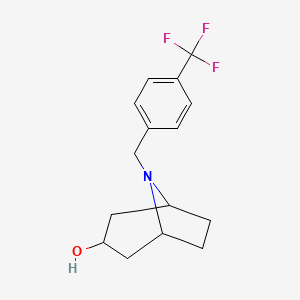 8-{[4-(trifluoromethyl)phenyl]methyl}-8-azabicyclo[3.2.1]octan-3-ol
