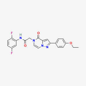 N-(2,5-difluorophenyl)-2-[2-(4-ethoxyphenyl)-4-oxo-4H,5H-pyrazolo[1,5-a]pyrazin-5-yl]acetamide