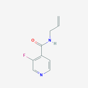 molecular formula C9H9FN2O B6498859 3-fluoro-N-(prop-2-en-1-yl)pyridine-4-carboxamide CAS No. 1493582-25-4