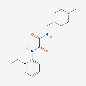 N'-(2-ethylphenyl)-N-[(1-methylpiperidin-4-yl)methyl]ethanediamide