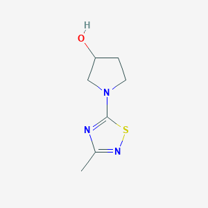 1-(3-methyl-1,2,4-thiadiazol-5-yl)pyrrolidin-3-ol