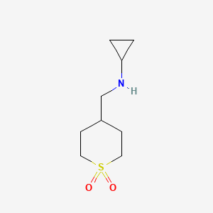 4-[(cyclopropylamino)methyl]-1lambda6-thiane-1,1-dione