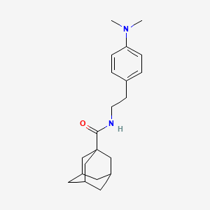 N-{2-[4-(dimethylamino)phenyl]ethyl}adamantane-1-carboxamide