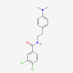 B6499390 3,4-dichloro-N-{2-[4-(dimethylamino)phenyl]ethyl}benzamide CAS No. 953170-00-8
