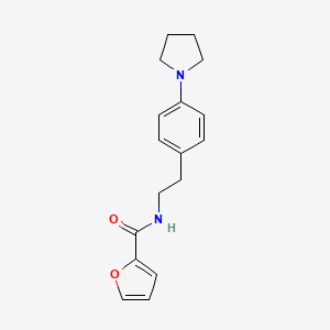 N-{2-[4-(pyrrolidin-1-yl)phenyl]ethyl}furan-2-carboxamide