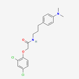 2-(2,4-dichlorophenoxy)-N-{3-[4-(dimethylamino)phenyl]propyl}acetamide