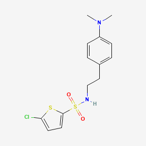 molecular formula C14H17ClN2O2S2 B6499436 5-chloro-N-{2-[4-(dimethylamino)phenyl]ethyl}thiophene-2-sulfonamide CAS No. 953941-75-8