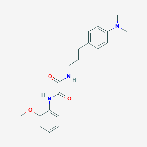 molecular formula C20H25N3O3 B6499464 N'-{3-[4-(dimethylamino)phenyl]propyl}-N-(2-methoxyphenyl)ethanediamide CAS No. 954042-70-7