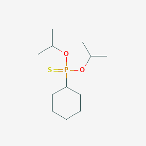 molecular formula C12H25O2PS B064995 o,o-Diisopropyl cyclohexylphosphonothioate CAS No. 182292-84-8