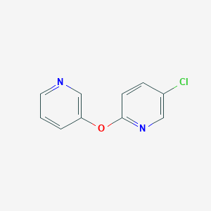 molecular formula C10H7ClN2O B6499700 5-chloro-2-(pyridin-3-yloxy)pyridine CAS No. 1489672-20-9