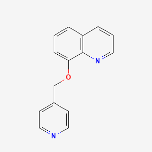 molecular formula C15H12N2O B6500169 8-[(pyridin-4-yl)methoxy]quinoline CAS No. 2640966-91-0