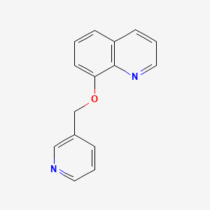 molecular formula C15H12N2O B6500177 8-[(pyridin-3-yl)methoxy]quinoline CAS No. 2640977-18-8