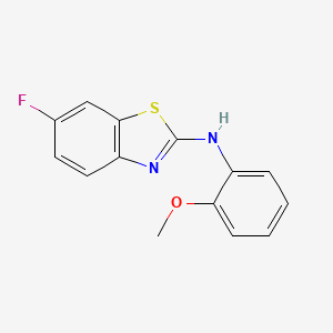 6-fluoro-N-(2-methoxyphenyl)-1,3-benzothiazol-2-amine