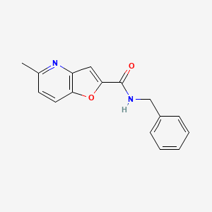 molecular formula C16H14N2O2 B6500295 N-benzyl-5-methylfuro[3,2-b]pyridine-2-carboxamide CAS No. 941881-09-0