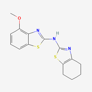 4-methoxy-N-(4,5,6,7-tetrahydro-1,3-benzothiazol-2-yl)-1,3-benzothiazol-2-amine